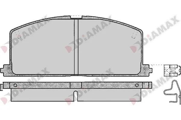 Brake Pad Set, disc brake (N09736)