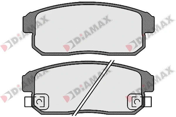 Brake Pad Set, disc brake (N09656)