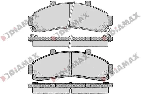 Brake Pad Set, disc brake (N09776)