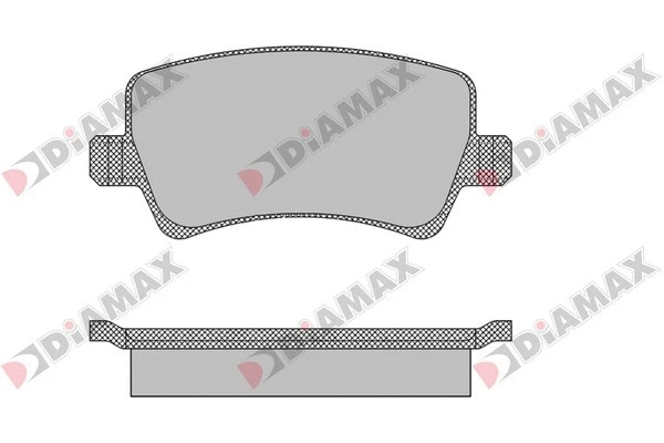 Brake Pad Set, disc brake (N09458)