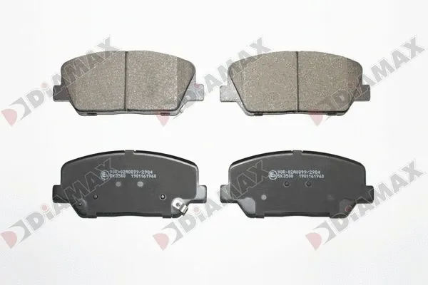 Brake Pad Set, disc brake (N09875)