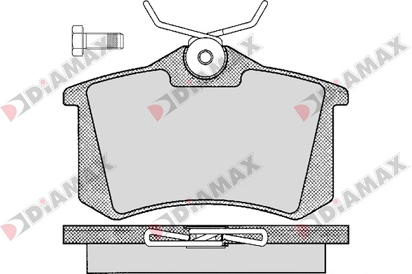 Brake Pad Set, disc brake (N09008)