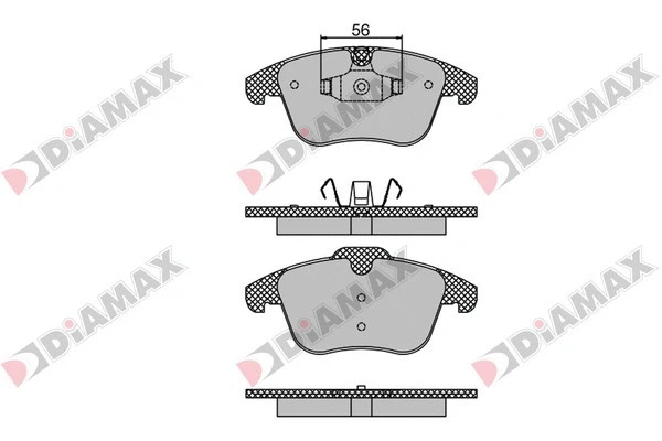 Brake Pad Set, disc brake (N09181)