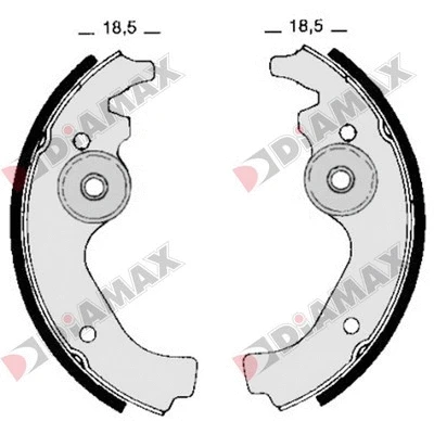 Brake Shoe Set (N01142)