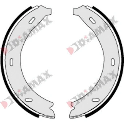 Brake Shoe Set, parking brake (N01279)