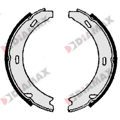 Brake Shoe Set, parking brake (N01263)