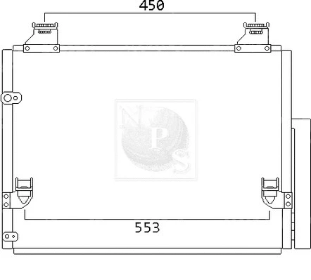 Condenser, air conditioning (T526A24)