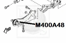 Mounting, control/trailing arm