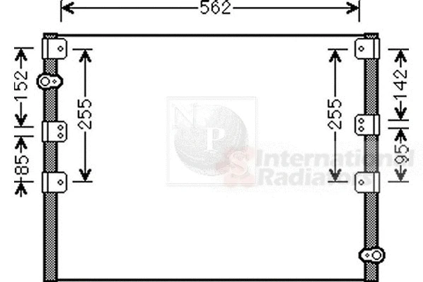 Condenser, air conditioning (T526A08)