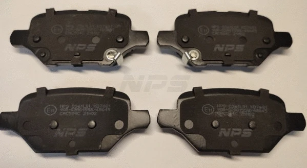Brake Pad Set, disc brake (O361L01)