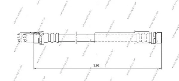 Brake Hose (M370A62)