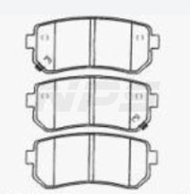 Brake Pad Set, disc brake (H361I18)