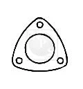 Gasket, exhaust pipe (D433O02)