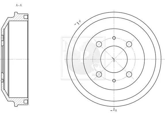 Brake Drum (H340I05)