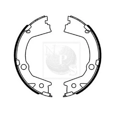 Brake Shoe Set (S350G04)