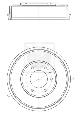 Brake Drum (M340I05)