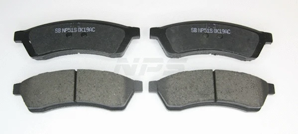 Brake Pad Set, disc brake (D361O01)
