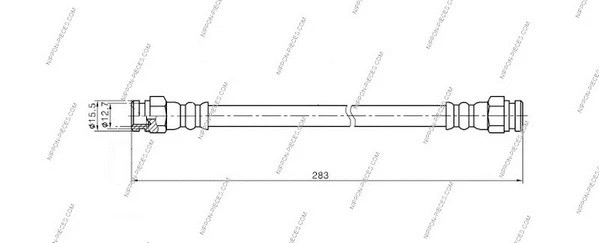 Brake Hose (M370A50)