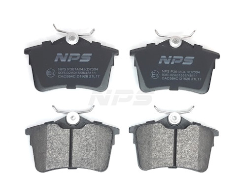 Brake Pad Set, disc brake (P361A04)