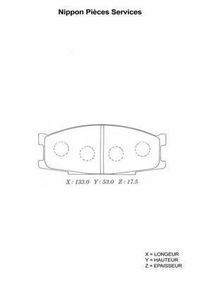 Brake Pad Set, disc brake (M360I63)