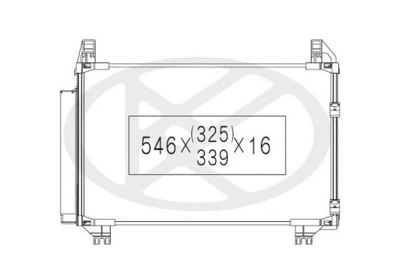 Condenser, air conditioning (T526A16)