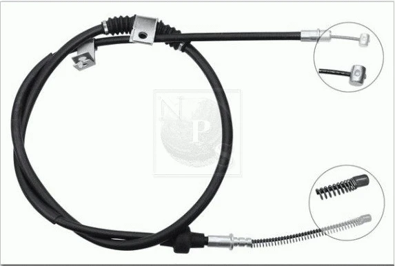 Cable Pull, parking brake (M292I146)