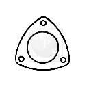 Gasket, exhaust pipe (D433O05)