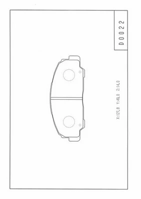 Brake Pad Set, disc brake (D360U24)