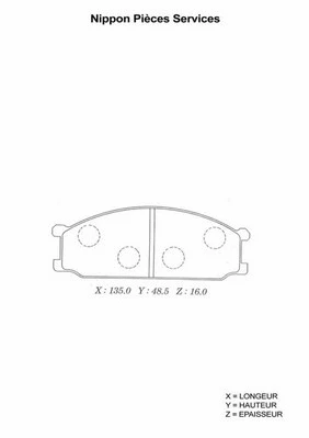 Brake Pad Set, disc brake (M360I06)