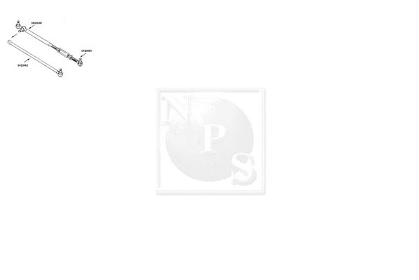 Angled Ball Joint, steering drag link (S410I05)