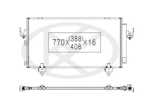 Condenser, air conditioning (T526A02)