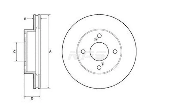 Brake Disc (S330I32)