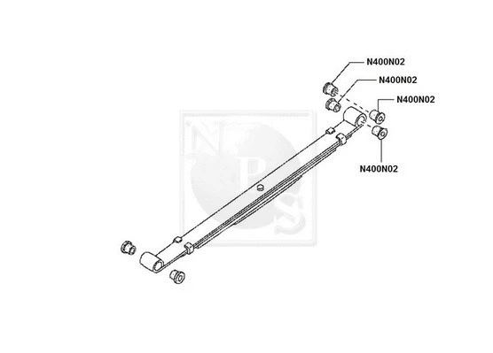 Bushing, leaf spring