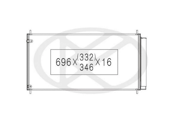 Condenser, air conditioning (T526A14)