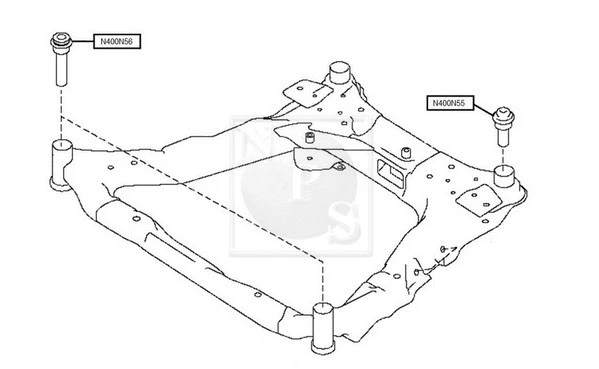 Mounting, control/trailing arm