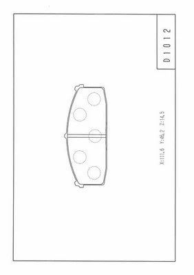 Brake Pad Set, disc brake (N360N06)