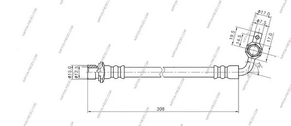 Brake Hose (T370A220)