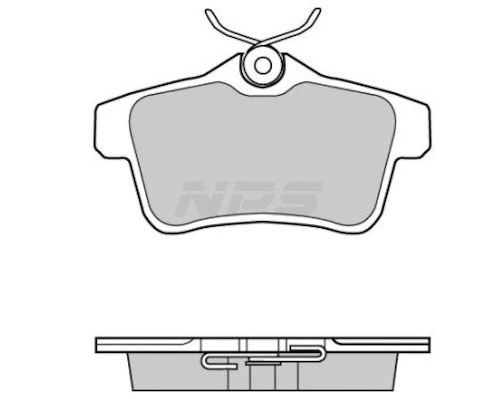 Brake Pad Set, disc brake (P361A06)