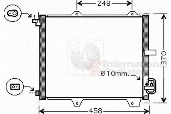 Condenser, air conditioning (S526I05)