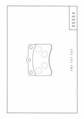 Brake Pad Set, disc brake (D360U05)