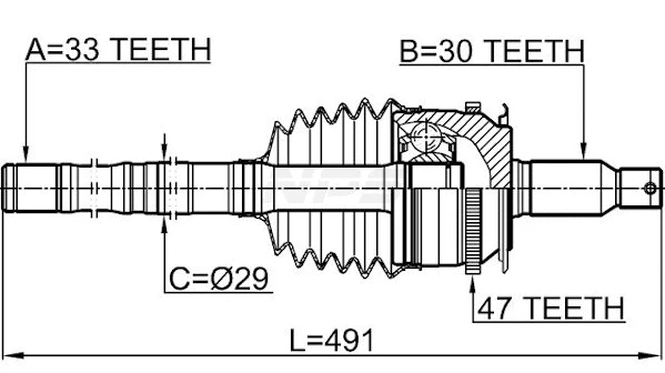 Joint Kit, drive shaft