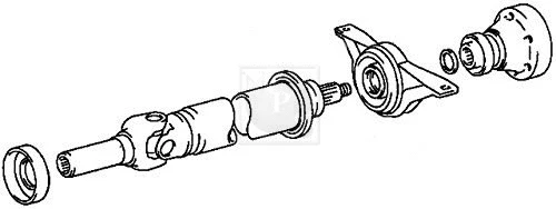 Bearing, propshaft centre bearing