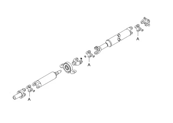 Universal Joint, differential pinion gear