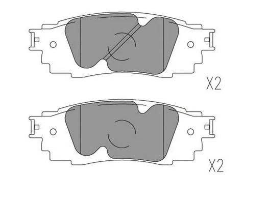 Brake Pad Set, disc brake (T361A41)