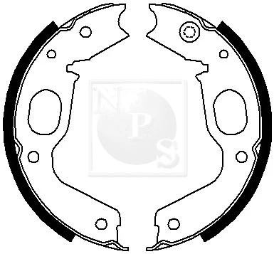 Brake Shoe Set (M350I13)