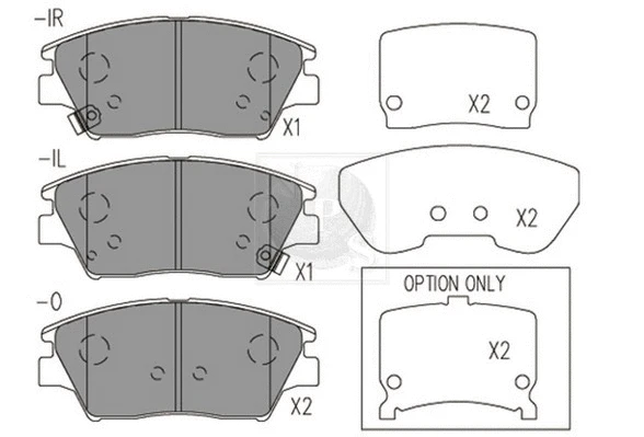 Brake Pad Set, disc brake (S360G06)