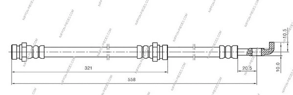 Brake Hose (M370A11)