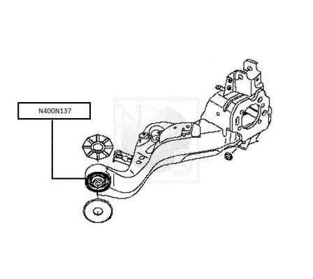 Mounting, control/trailing arm