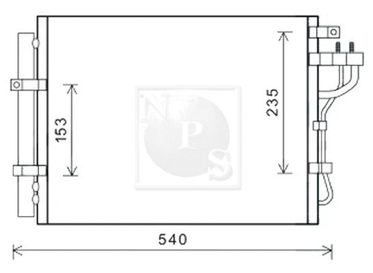 Condenser, air conditioning (K526A07)