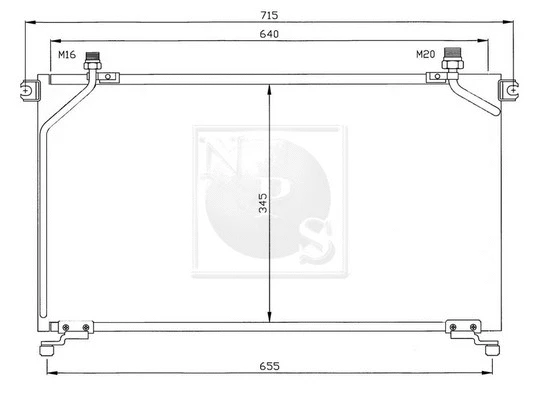 Condenser, air conditioning (N526N00)